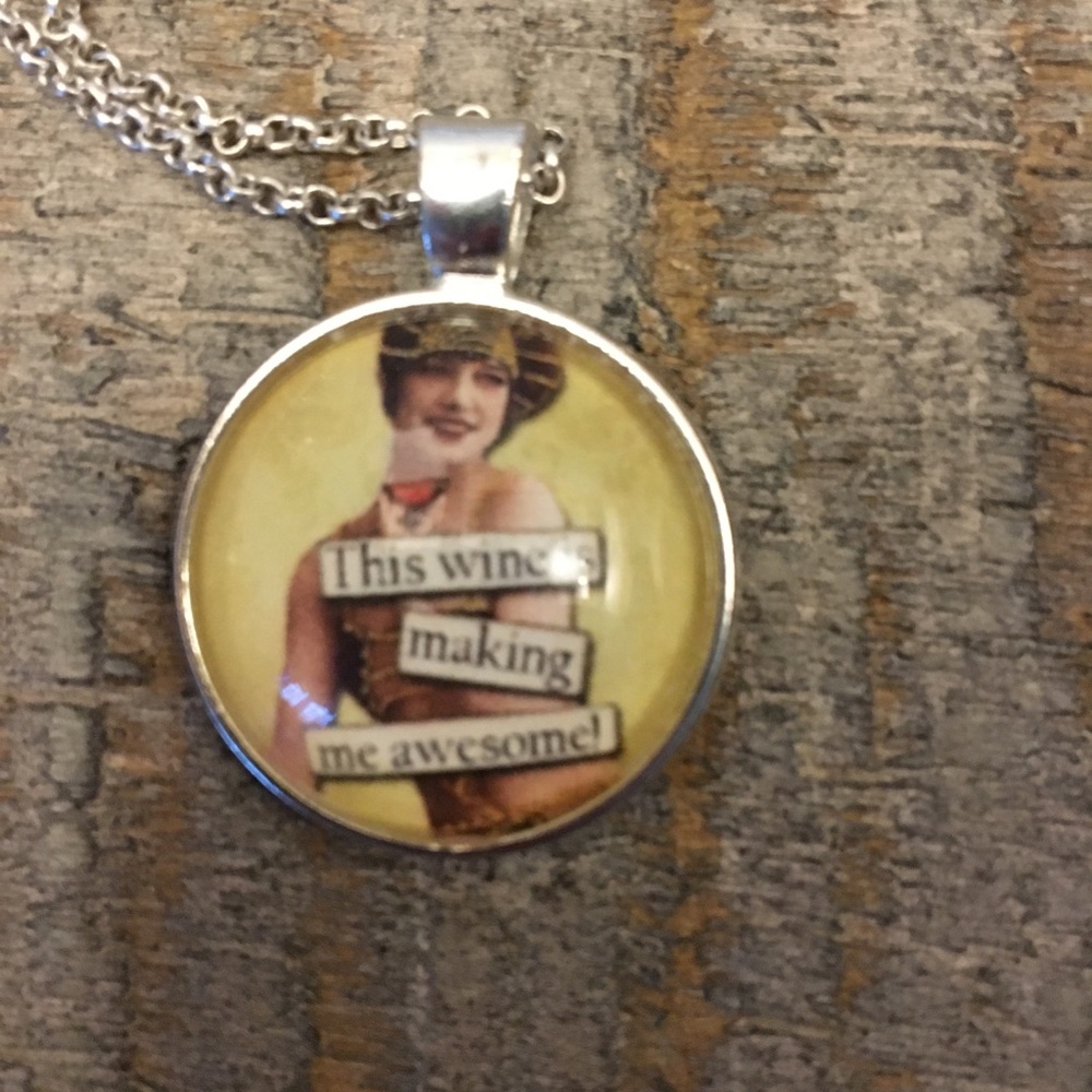 Wine lover necklaces
